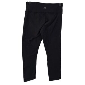 Lululemon‎ Black Align Crop Leggings Yoga Pants Size 4